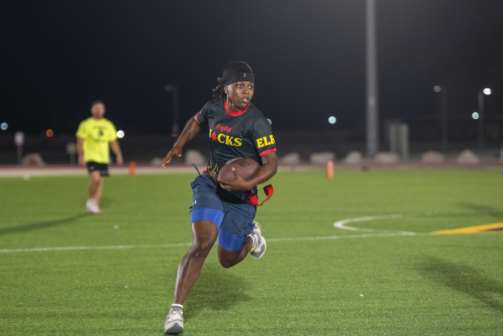 The Flying Fortress Football Championship Bowl sharpens Airmen’s fighting spirit