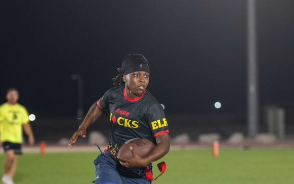 The Flying Fortress Football Championship Bowl sharpens Airmen’s fighting spirit