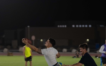 The Flying Fortress Football Championship Bowl sharpens Airmen’s fighting spirit