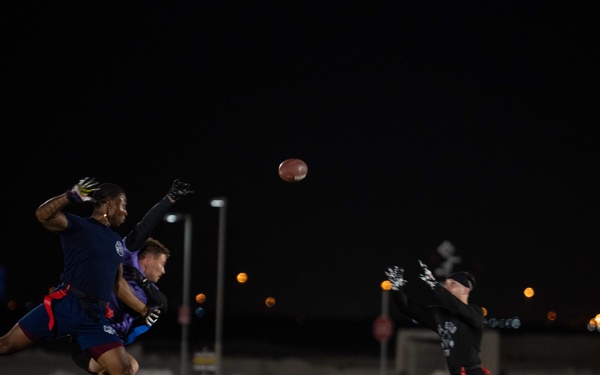 The Flying Fortress Football Championship Bowl sharpens Airmen’s fighting spirit