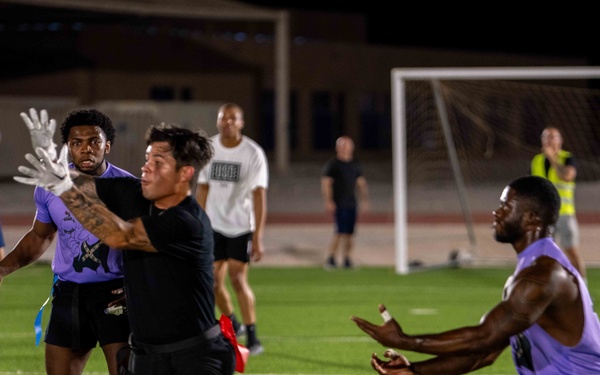 The Flying Fortress Football Championship Bowl sharpens Airmen’s fighting spirit