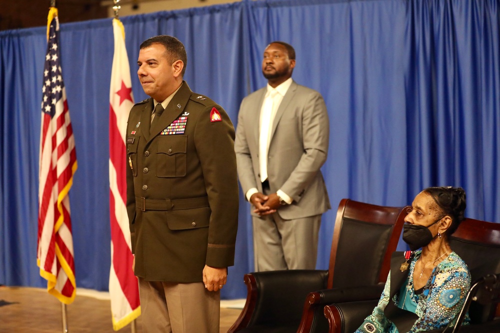 D.C. National Guard Awards Nancy Foreman with Meritorious Service Medal for 56 Years of Service