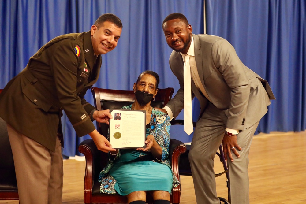 D.C. National Guard Awards Nancy Foreman with Meritorious Service Medal for 56 Years of Service