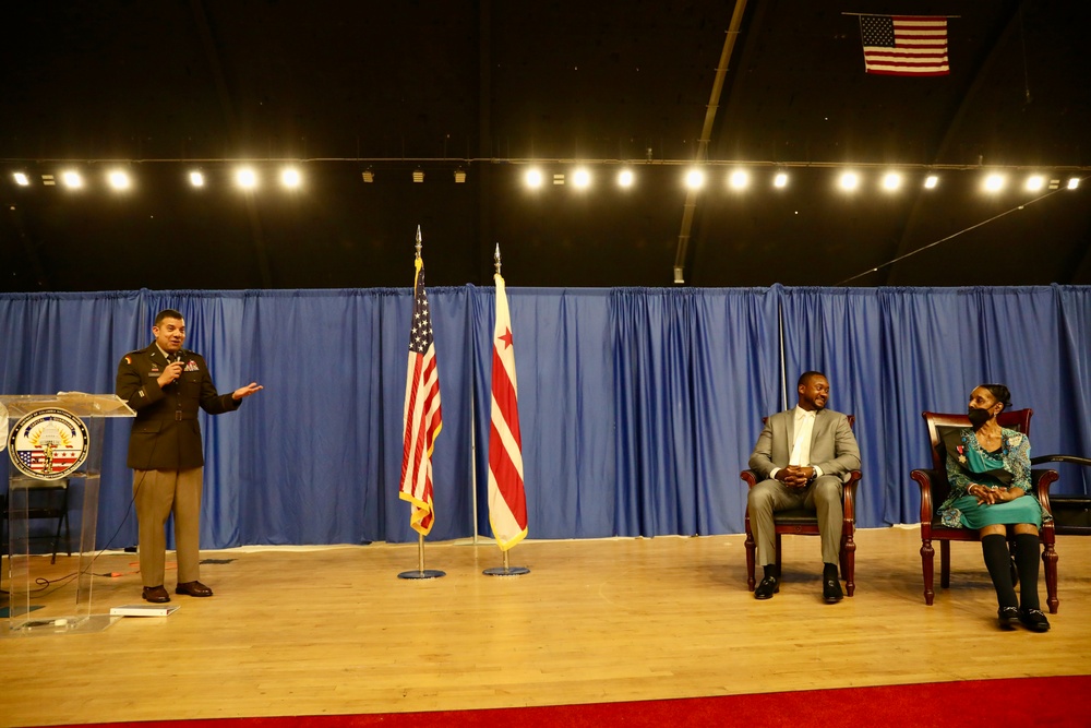 D.C. National Guard Awards Nancy Foreman with Meritorious Service Medal for 56 Years of Service