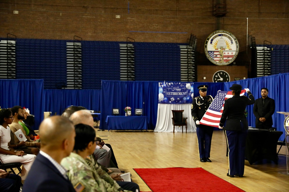 D.C. National Guard Awards Nancy Foreman with Meritorious Service Medal for 56 Years of Service