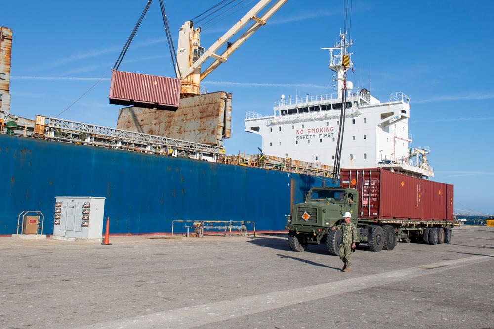 NMCB 1 Pier Support