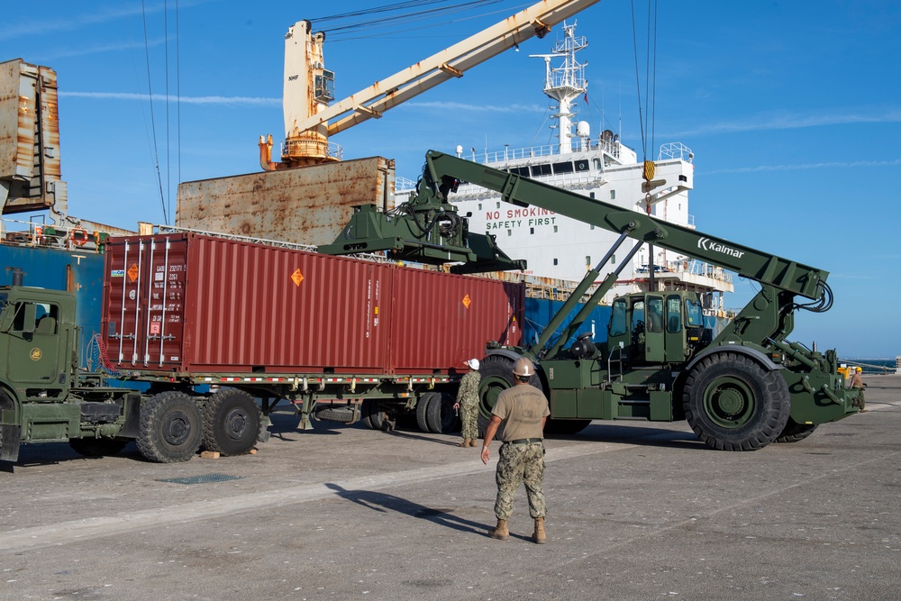 NMCB 1 Pier Support