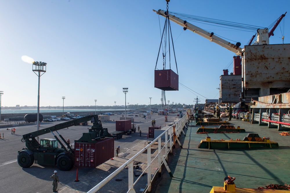 NMCB 1 Pier Support