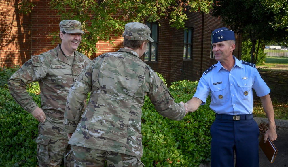 16th Air Force (Air Forces Cyber) Deputy Commander visits 363d ISR Wing