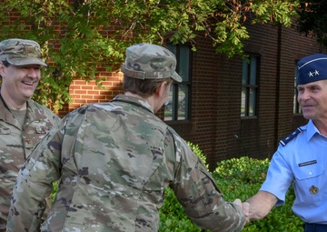 16th Air Force (Air Forces Cyber) Deputy Commander visits 363d ISR Wing