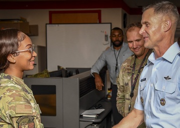 16th Air Force (Air Forces Cyber) Deputy Commander visits 363d ISR Wing