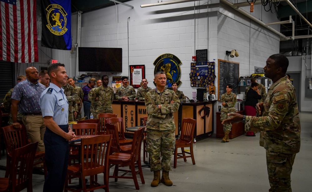 16th Air Force (Air Forces Cyber) Deputy Commander visits 363d ISR Wing