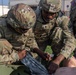 U.S. Army Southern European Task Force, Africa (SETAF-AF), soldiers take the final assessment for the combat lifesaver course