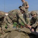 U.S. Army Southern European Task Force, Africa (SETAF-AF), soldiers take the final assessment for the combat lifesaver course