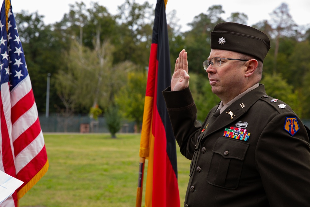Gensert Promotes to U.S. Army Reserve Lt. Col.