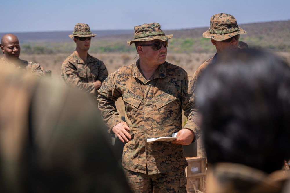 U.S. Marines conduct machine gun range at Brazilian Marine Corps' Exercise Formosa