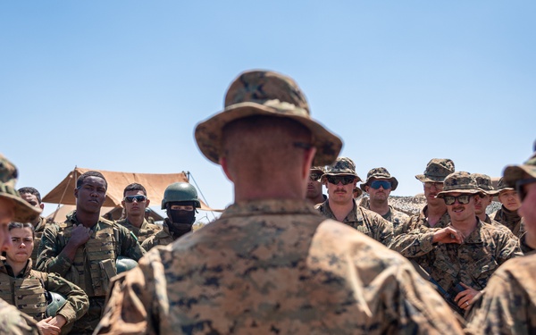 U.S. Marines conduct machine gun range at Brazilian Marine Corps' Exercise Formosa