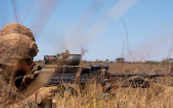 U.S. Marines conduct machine gun range at Brazilian Marine Corps' Exercise Formosa