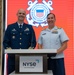 Coast Guard Members Attend Opening Bell Ceremony at New York Stock Exchange