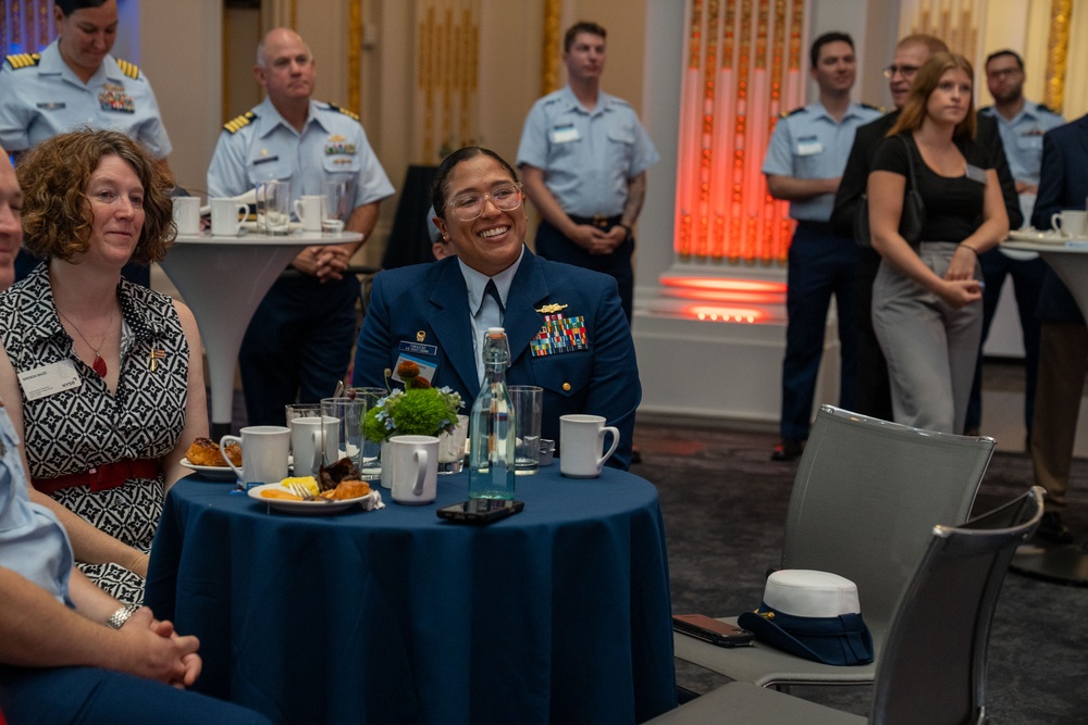 Coast Guard Members Attend Opening Bell Ceremony at New York Stock Exchange