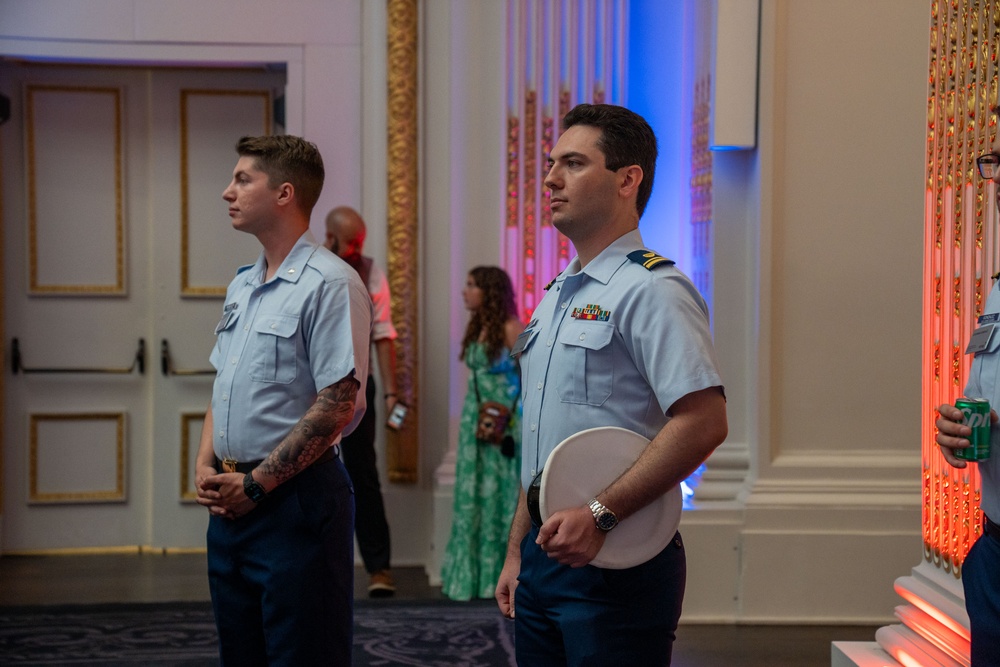 Coast Guard Members Attend Opening Bell Ceremony at New York Stock Exchange