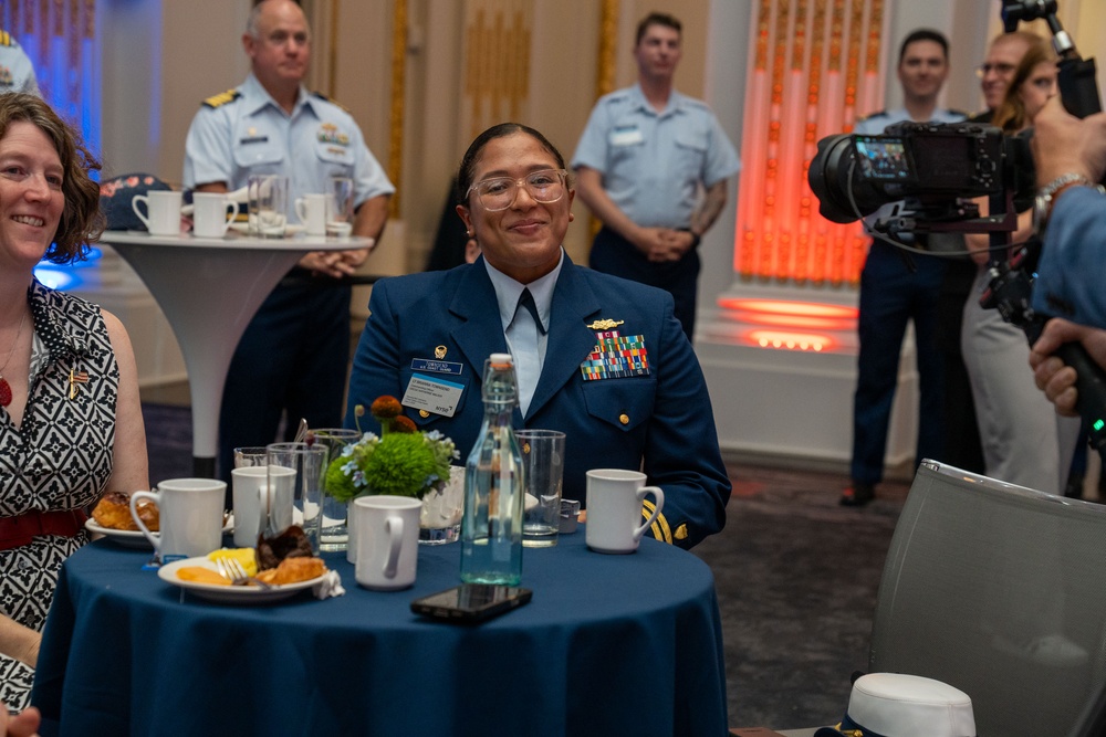 Coast Guard Members Attend Opening Bell Ceremony at New York Stock Exchange