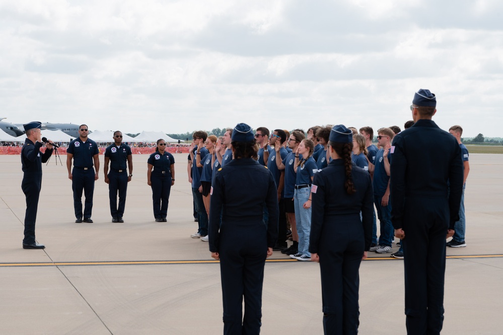Mass Enlistment during the Sound of Speed Airshow
