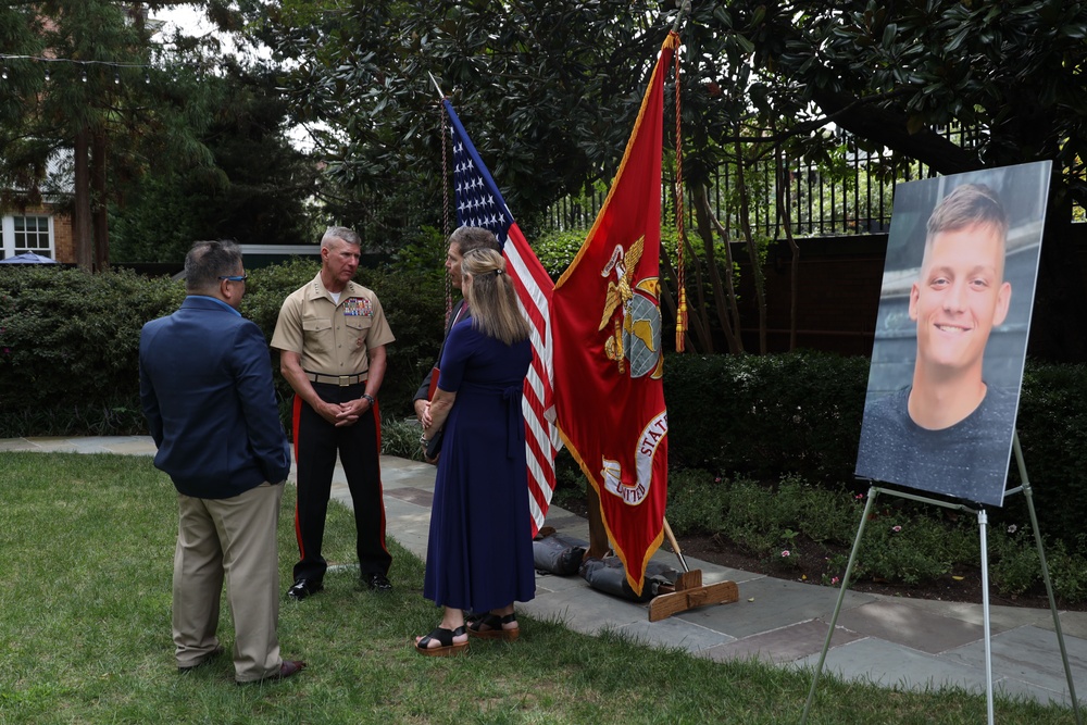 HEROIC ACTION: Cpl Spencer Collart Posthumously Awarded Navy and Marine Corps Medal