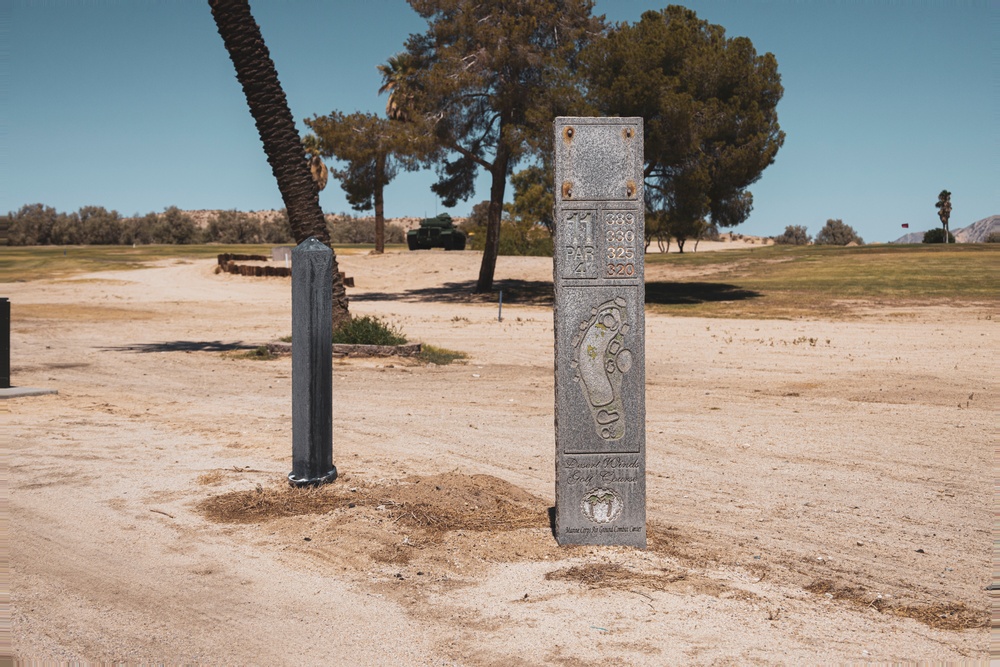 Marines play golf at Desert Winds Golf Course