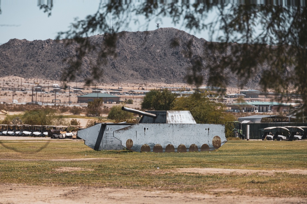 Marines play golf at Desert Winds Golf Course