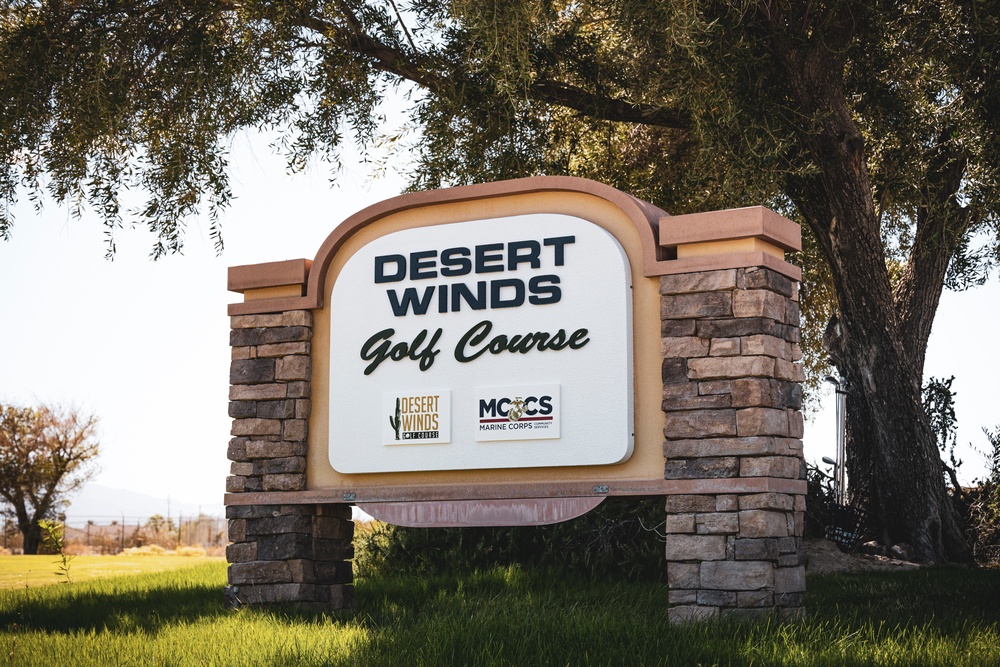 Marines play golf at Desert Winds Golf Course