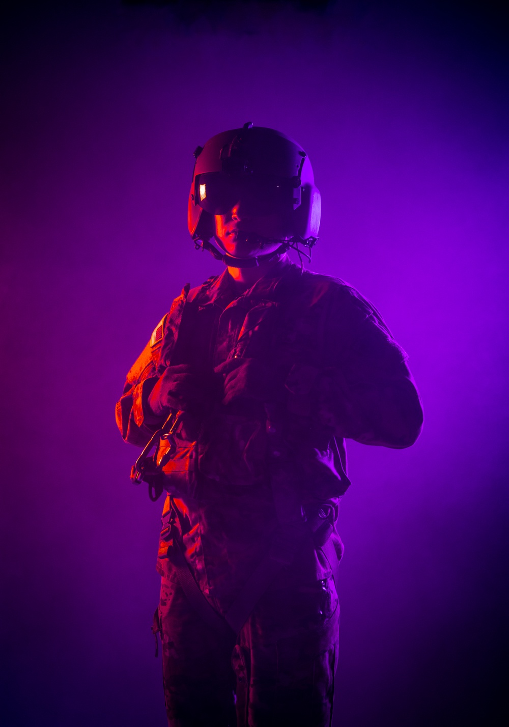South Carolina Army National Guard aviators participate in a recruiting photoshoot