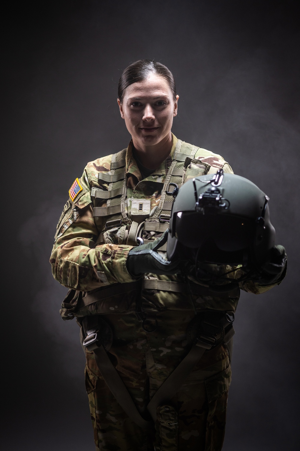 South Carolina Army National Guard aviators participate in a recruiting photoshoot