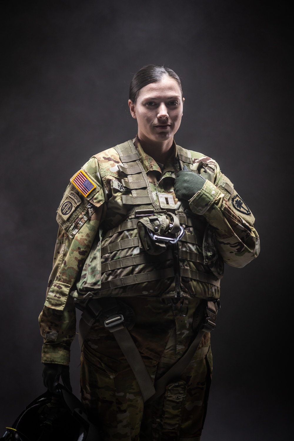 South Carolina Army National Guard aviators participate in a recruiting photoshoot