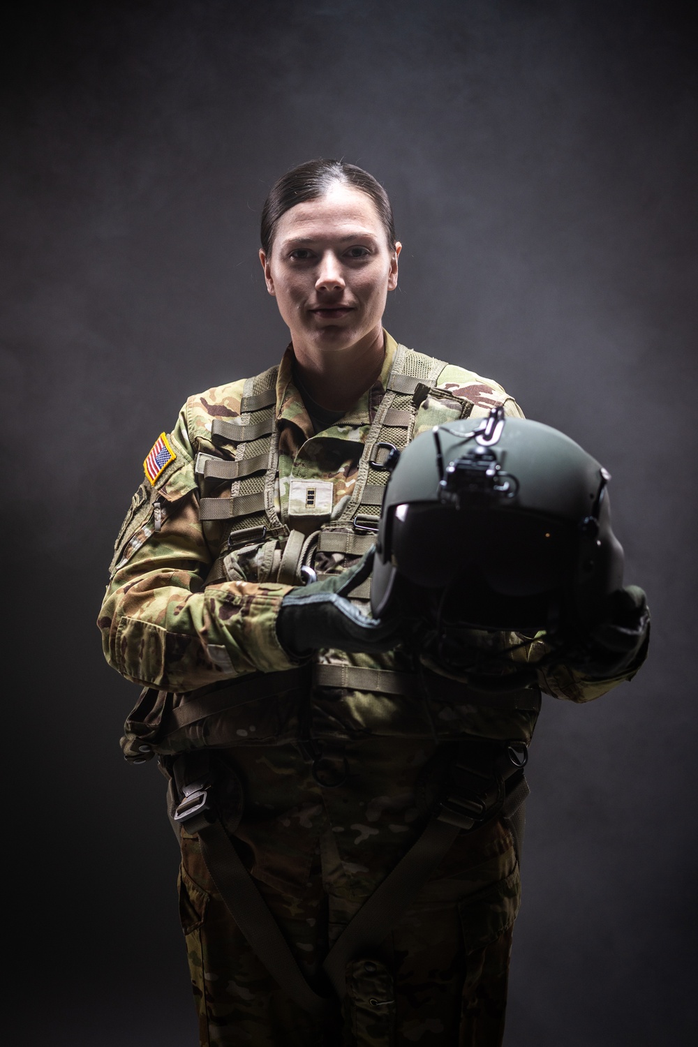 South Carolina Army National Guard aviators participate in a recruiting photoshoot