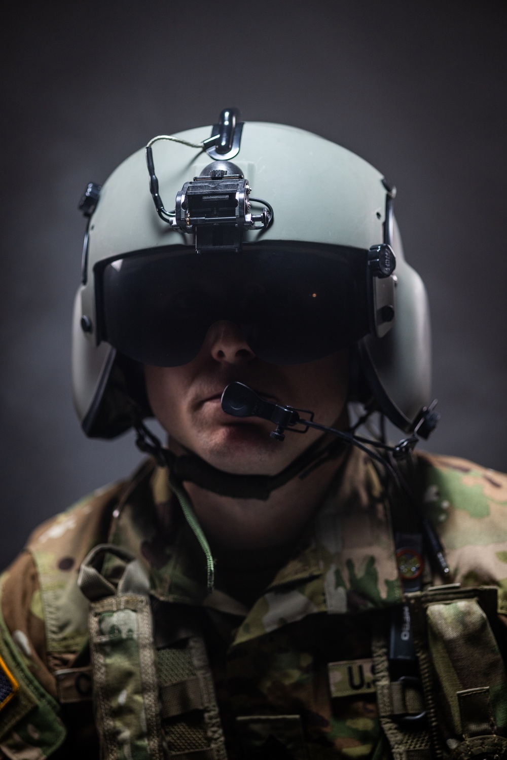 South Carolina Army National Guard aviators participate in a recruiting photoshoot