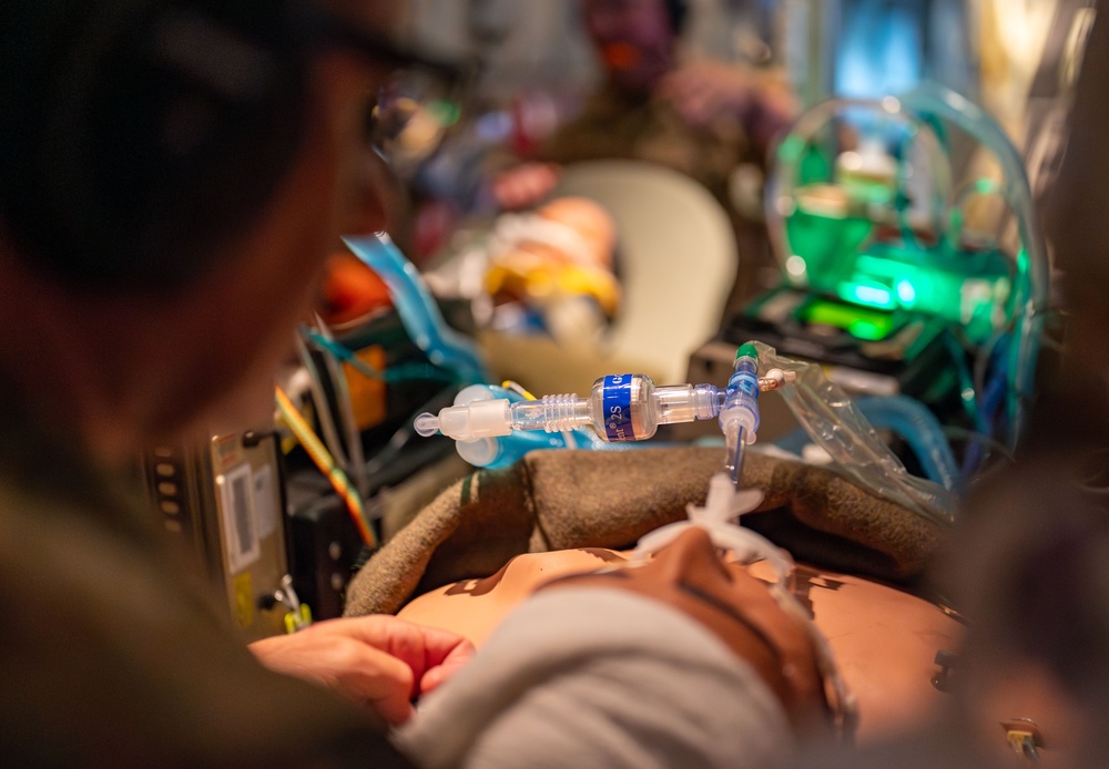 Critical Care Air Transport Team's quarterly live-flight patient simulation training