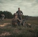 U.S. Marines with Security Battalion, Marine Corps Base Quantico, participate in a machine gun range