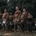 U.S. Marines with Security Battalion, Marine Corps Base Quantico, participate in a machine gun range