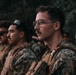 U.S. Marines with Security Battalion, Marine Corps Base Quantico, participate in a machine gun range