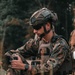 U.S. Marines with Security Battalion, Marine Corps Base Quantico, participate in a machine gun range