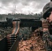 U.S. Marines with Security Battalion, Marine Corps Base Quantico, participate in a machine gun range