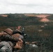 U.S. Marines with Security Battalion, Marine Corps Base Quantico, participate in a machine gun range