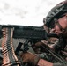 U.S. Marines with Security Battalion, Marine Corps Base Quantico, participate in a machine gun range