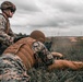 U.S. Marines with Security Battalion, Marine Corps Base Quantico, participate in a machine gun range