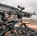 U.S. Marines with Security Battalion, Marine Corps Base Quantico, participate in a machine gun range