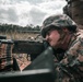 U.S. Marines with Security Battalion, Marine Corps Base Quantico, participate in a machine gun range