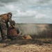 U.S. Marines with Security Battalion, Marine Corps Base Quantico, participate in a machine gun range