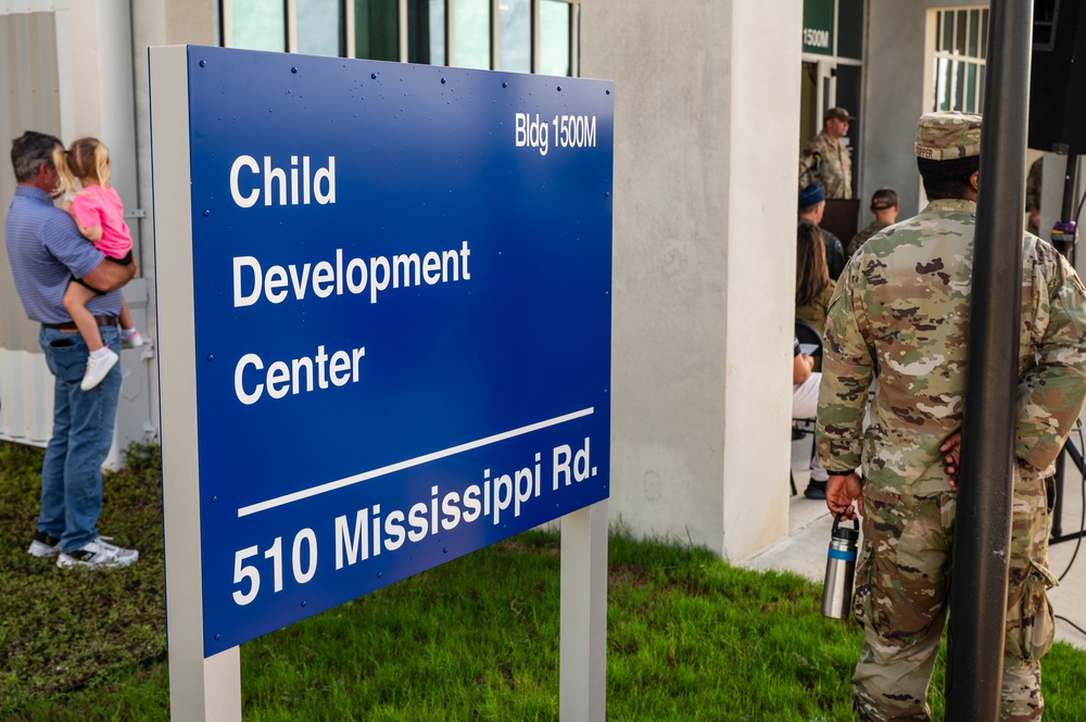 Tyndall Child Development Center officially opens with ribbon cutting ceremony