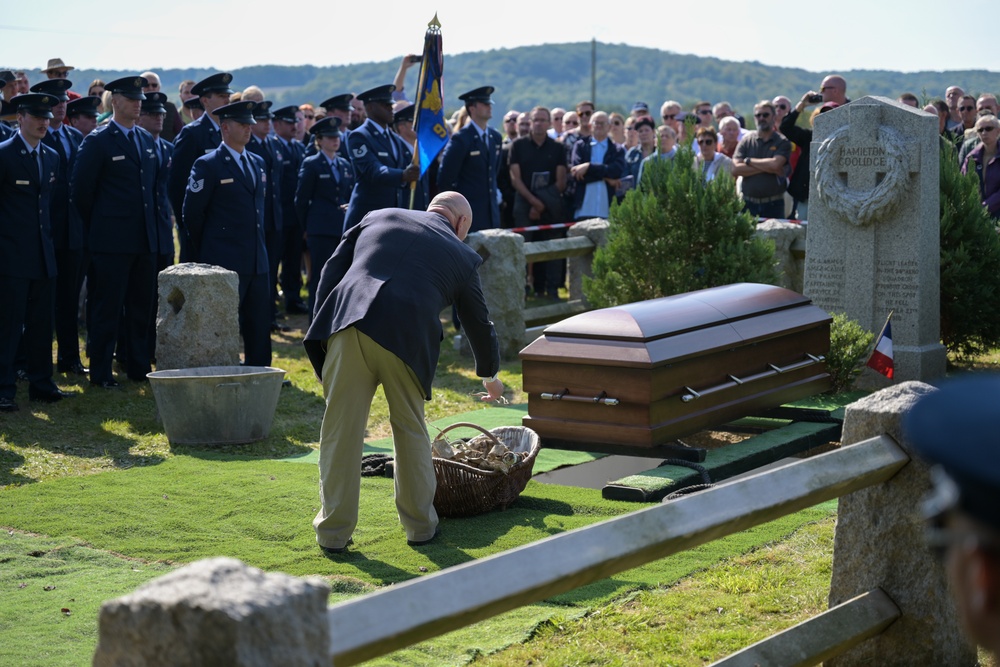 WWI Ace Capt. Hamilton Coolidge Reinterred in Chevières After 106 Years